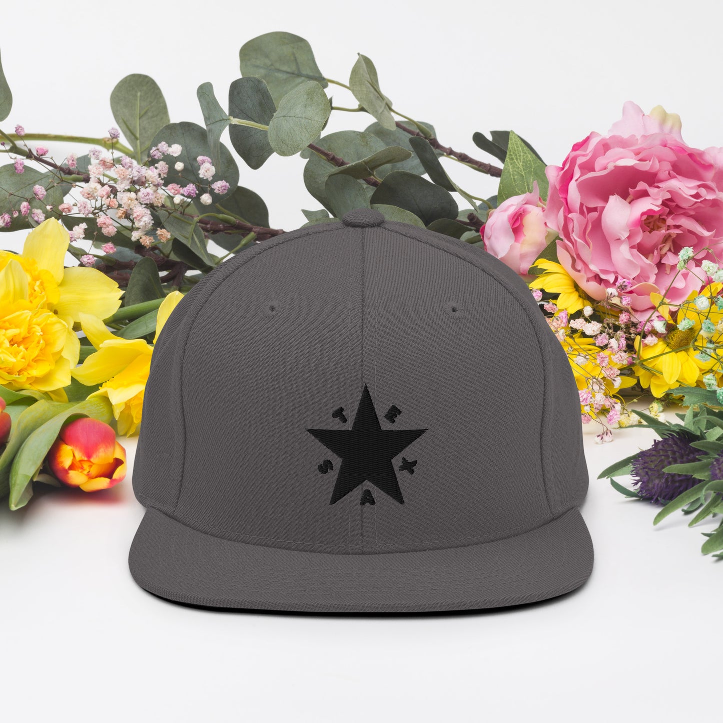 Texas Republic Snapback ( Black Text)