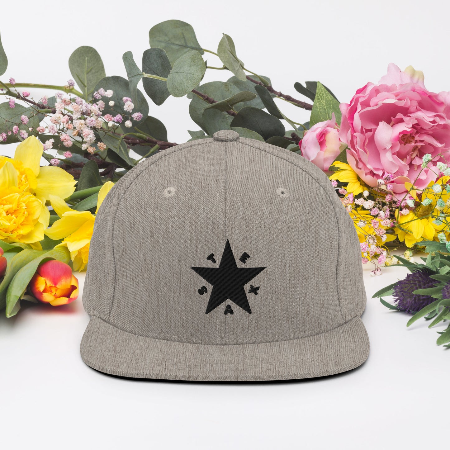 Texas Republic Snapback ( Black Text)