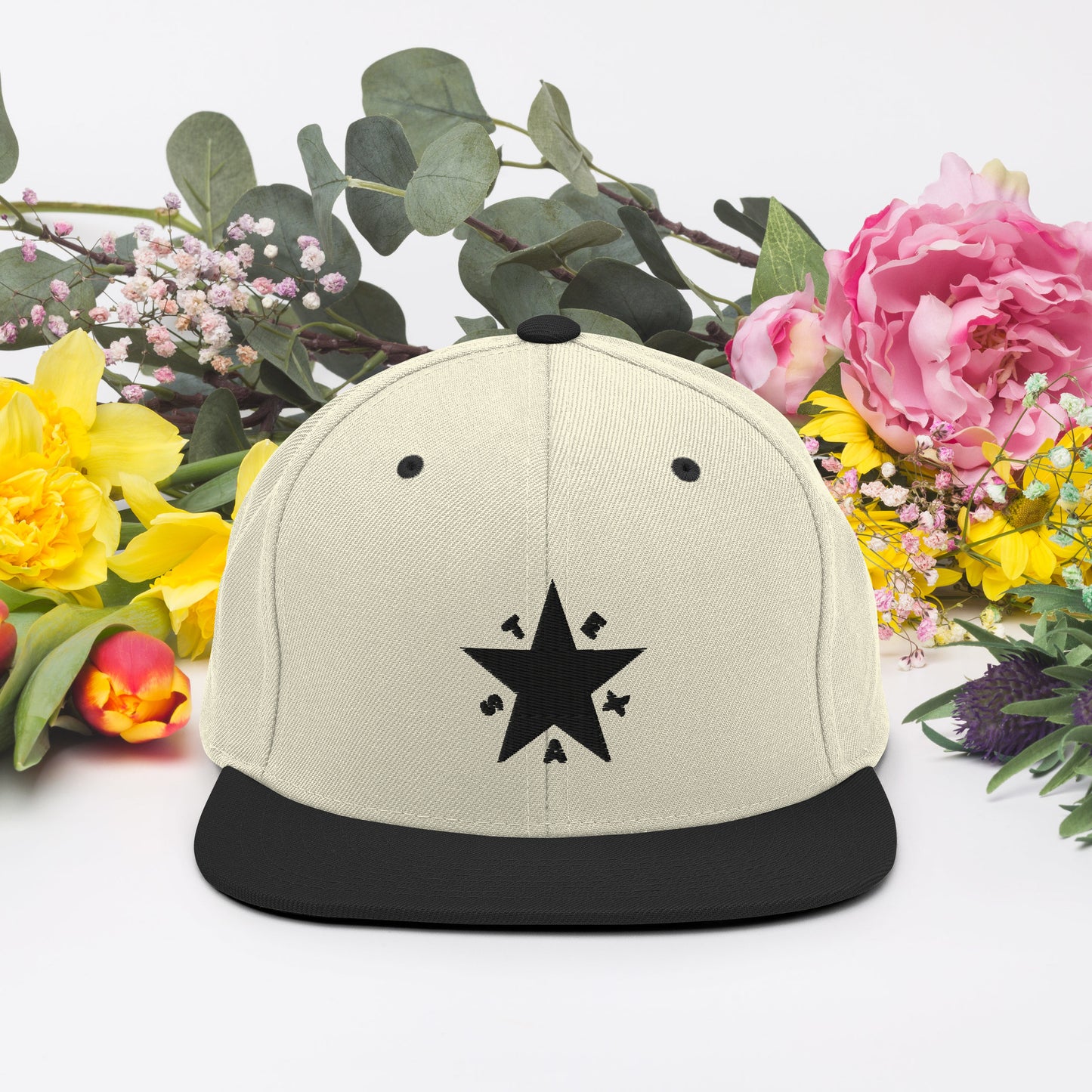 Texas Republic Snapback ( Black Text)