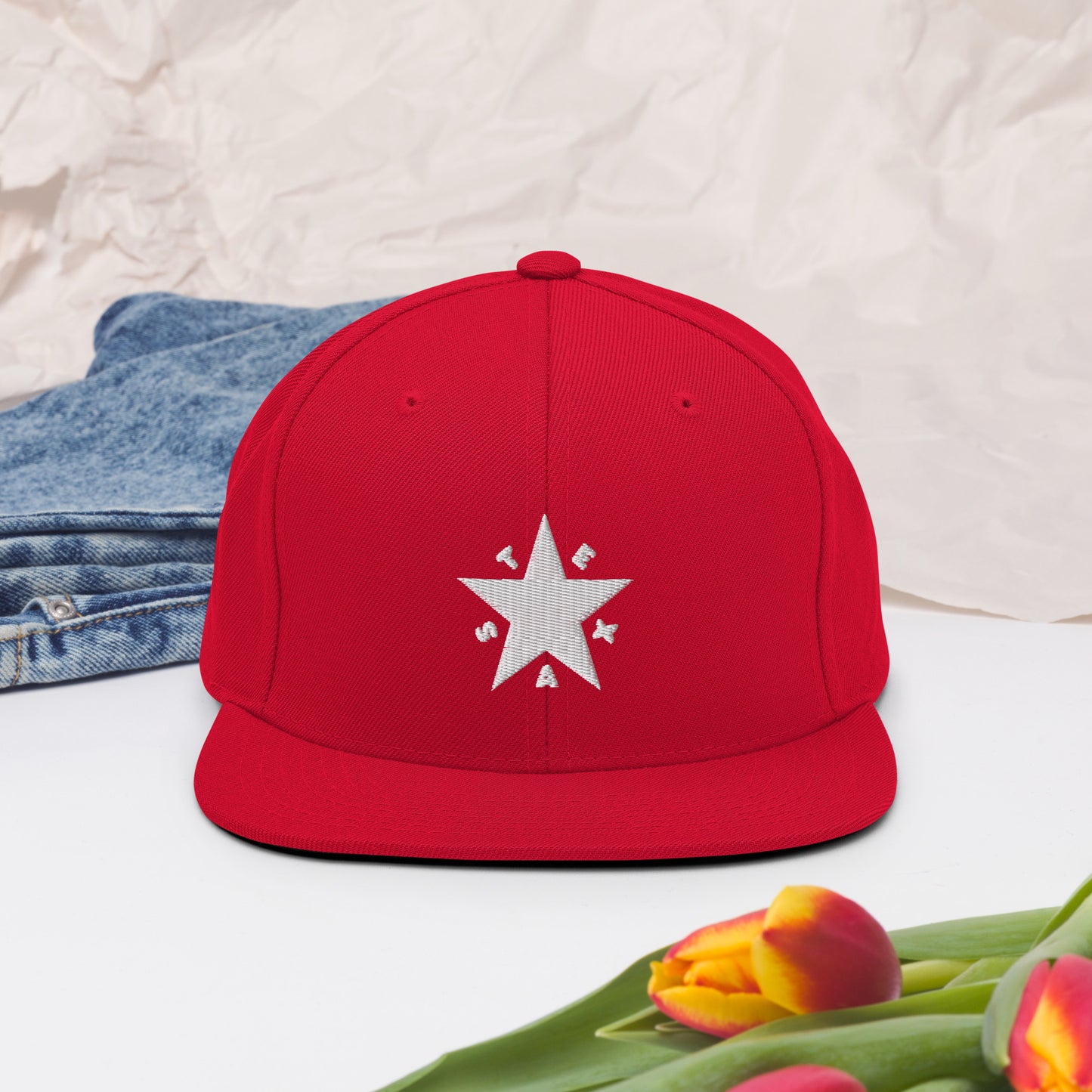 Texas Republic Snapback (White Text)